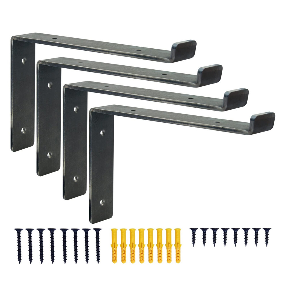 4 X Heavy Duty Scaffold Shelf Brackets 225Mm - Ind 57239705