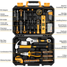 DEKO 100 Piece Home Repair Tool SetGeneral Household Hand Tool Kit wit