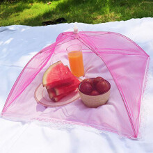 Faltbares Mesh-Food-Cover-Zelt 43x43x20cm Dom-Netz-Regenschirm Picknick-Abdeckung