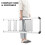 KINGRACK 4 Step Aluminium Step Ladder with Handrail, 330lbs Silver 5