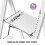 KINGRACK 4 Step Aluminium Step Ladder with Handrail, 330lbs Silver 2
