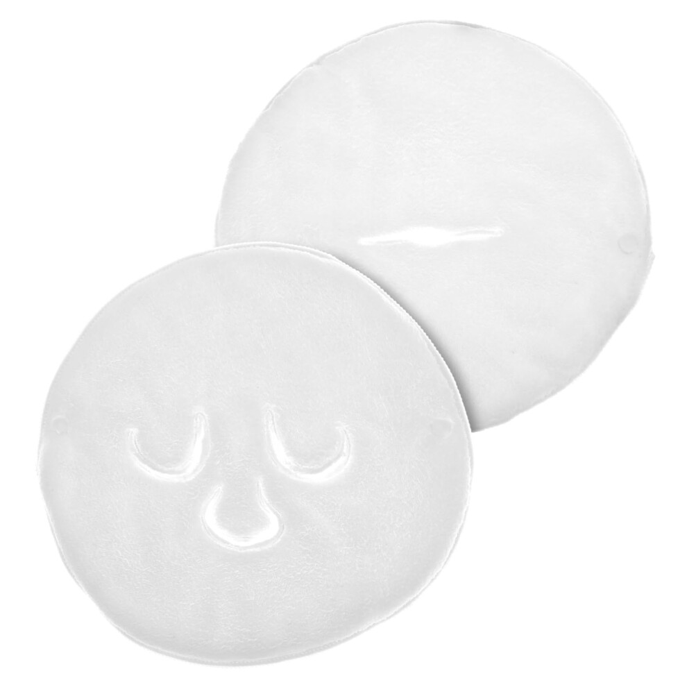 Coral Face Towel For Skincare Soft Fleece Hot And Cold Compress Reusable Makeup Removal 2Pcs