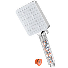 Shower Head with Filter,YEAUPE PRO Bathroom Showerhead (115 * 100mm), Shower Heads High Pressure 6 Jet Modes,Universal Powerful Flow Rain Hard Water