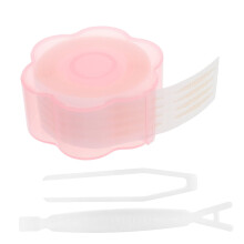 Invisible Double Eyelid Tape with LongLasting Lift, WaterActivated Lace Strips for Natural Look