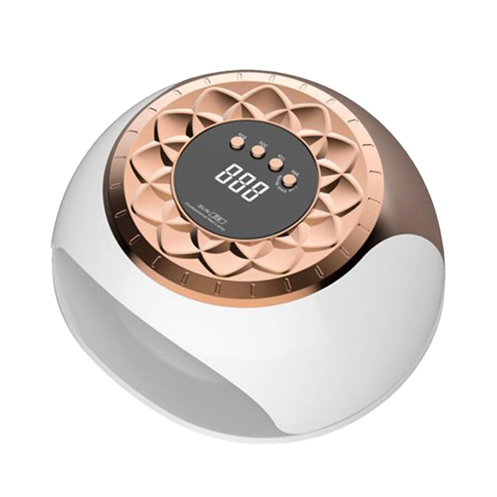 Gold Uv Led Nail Lamp For Gel Polish Fast Curing With Timer Professional Manicure Pedicure