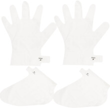 Hand and Foot Mask Set with Moisturizing Gloves, Deep Hydration for Dry Cracked Feet and Cuticle Care