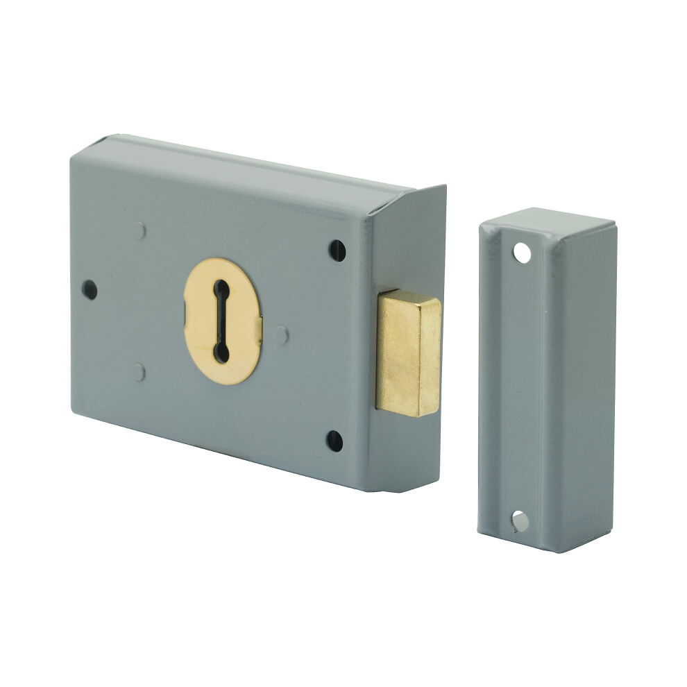 Sterling Srl001 101 X 76 Mm Rim Deadlock - Grey 4" X 3" 5000849492757