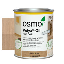 Osmo Polyx-Oil Effect- Hard Wax Oil 3044C, Raw Matt, 750ml - Durable Wood Oil for Wooden Furniture, Water-Resistant Floor Wax, Wood Treatment & Wood
