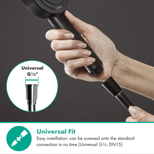 Hansgrohe hansgrohe Isiflex Shower Hose 1.25m Matt Black 1