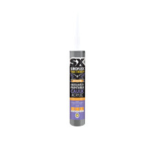SX White Instantly Paintable Caulk Acrylic - Instantly Over Paintable With Water & Sythetic Based Paints - Reduces Craze Cracking - Sealing Gaps & Cr