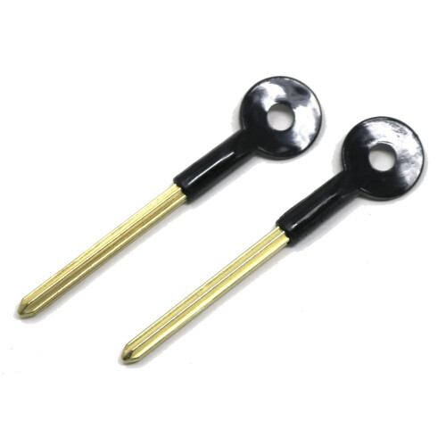 2 x fiXte Universal Extra Long Brass Bolt Key Security Rack Door Star