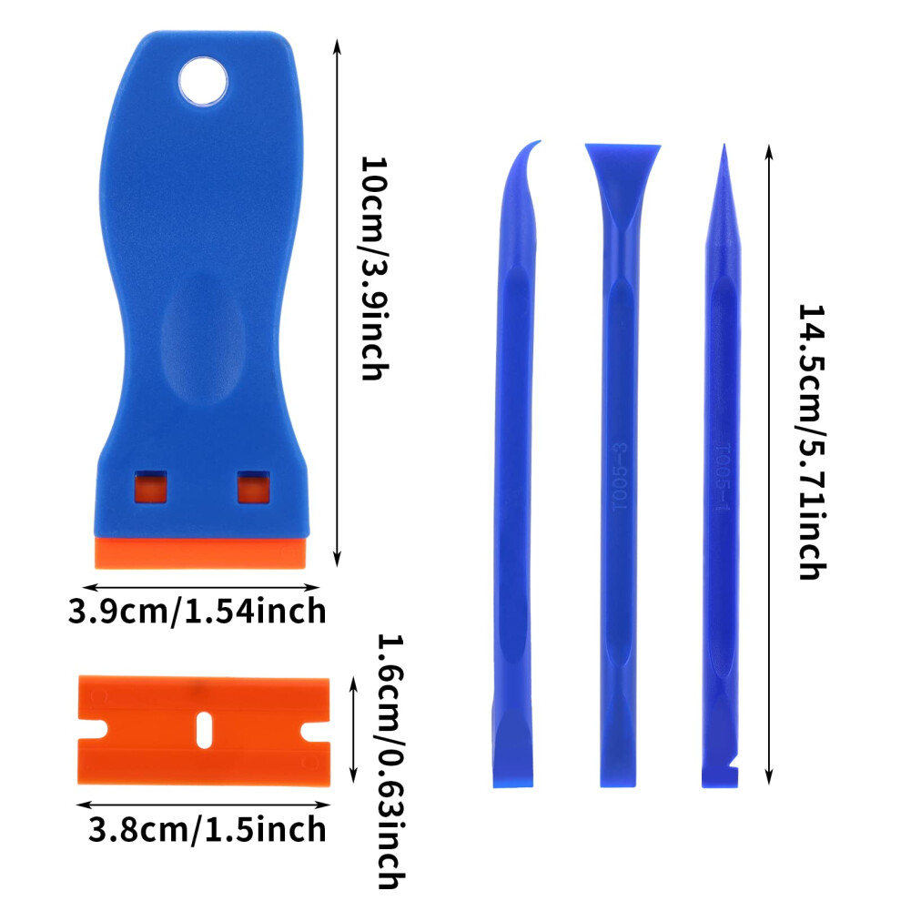 Multipurpose Plastic Scraper Nonscratch Scraper Tool Kits Window Glass 5008670871802