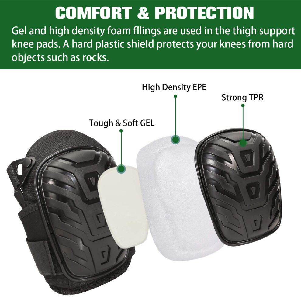 Knee Pads Workknee Pads With Heavy Duty Foam Padding And Gel Cushionst 5004524630182