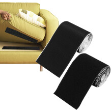 Non Slip Couch Cushion Gripper, Non Slip Cushion Pad Tape, Hook and Loop Tape with Adhesive