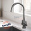 Bristan Bristan Echo Kitchen Tap, Gun Metal, EC SNK EF GM 2