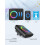 TeckNet TECKNET Wireless Doorbell with 3 Receivers,400M/1300ft Wireless Range,Black 6