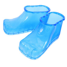 Foot Soaker Shoes with Ergonomic Boot Shape, Reusable Portable Foot Bath for Adults Travel Use
