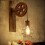 Aplique de pared industrial vintage con casquillo E27. 3