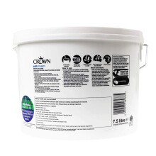 CROWN Matt Emulsion Paint 75L Pure Brilliant White