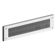 STORMGUARD 06SR0150000W Internal PVC Letter Box Brush Cover-White, External dimentions 335mm x 75mm Aperture 279mm x45mm, White