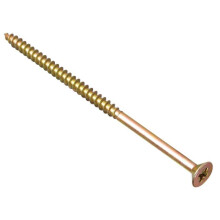 ForgeFix Multi-Purpose Single Thread Screws | 5.0 x 100mm | Zinc Yellow Passivat