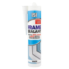 151 Frame Sealant - For all UPVC, Wood & Metal Door & Window Frames - Suitable for Internal Use Only (White)