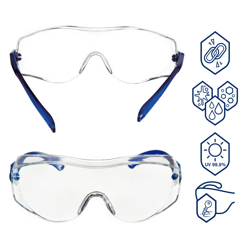 Drã¤Ger Safety Glasses Xpect 8120 Antiscratch Overglasses Ideal Safety 5004947363070