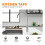GRIFEMA G4008 Kitchen Sink Taps Mixer with Single 3
