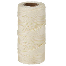 328 Feet Bricklaying Line, Braided Brick Builders Line Strong String Line for Building, Gardening, Marking and DIY Projects (Pearl White)