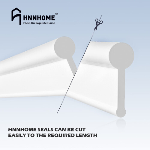 HNNHOME Soft Shower Screen Seal Strip for Folding Doors (1.2 Meter, White) 1