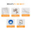 LIVOREST Square Rainfall Shower Head  8 inch Large Overhead Fixed Rain 5