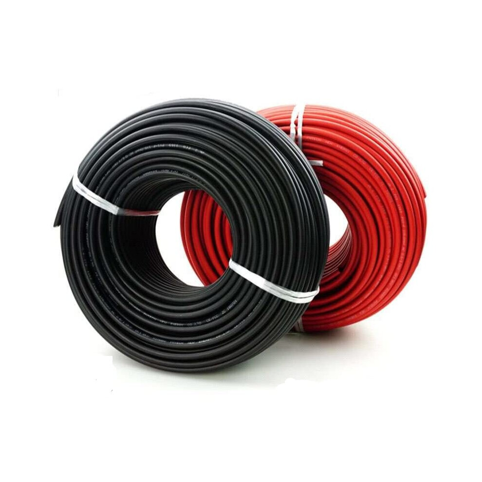 Photos - Other Hand Tools Solar Panel PV Cable DC Rated Black 4mmÂ²/6mmÂ² - Quality Wire by LukAro (10 meters, 6mmÂ² Black)