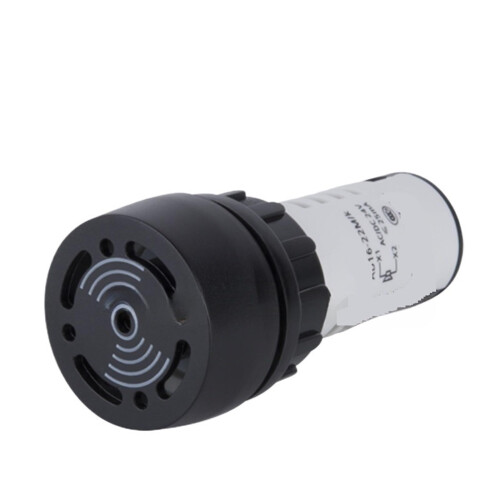 AD1622M Panel Mount Buzzer 6380V Black Industrial Warning Buzzer with Intermittent Chime
