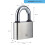 Yale Yale - Y112/60/132/1 Iron Disc Padlock 60mm - Nickel Plated - Hardened Steel Sha 3