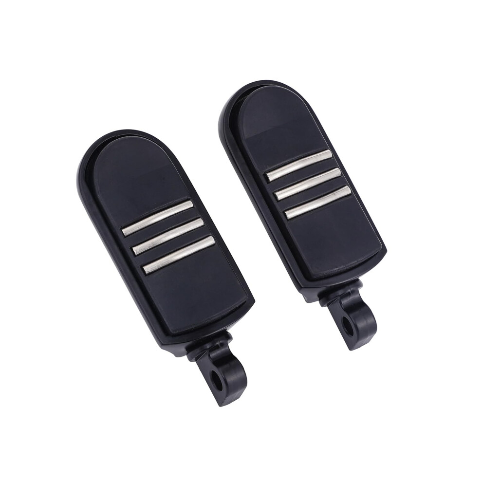 Foot Pegs 360 Adjustable Aluminum Highway Pegs For Harley Touring Street Glide Road King Black 9092120429923