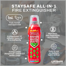 Small Fire Extinguisher for Home Compact Allin1 Fire Extinguisher for