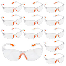 Gelishan 12Pcs Eye Protection Glasses - Anti Scratch, Anti Fog Safety Goggles - Protective Equipment for Construction, Laboratory, Chemicals