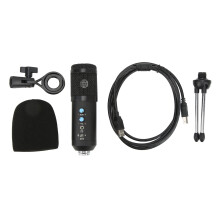 Premium USB-mikrofon for podkastere, sangere og streamere med kardioid polarmønster støydemping, plug-and-play-kompatibilitet for bærbar PC/MAC