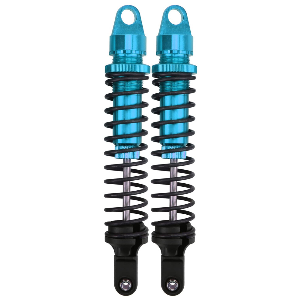 2Pcs 188Mm Aluminium Rc Shock Absorber For Hsp 94050 1/5 Off Road Car Upgrade Set Blue 9113335741157