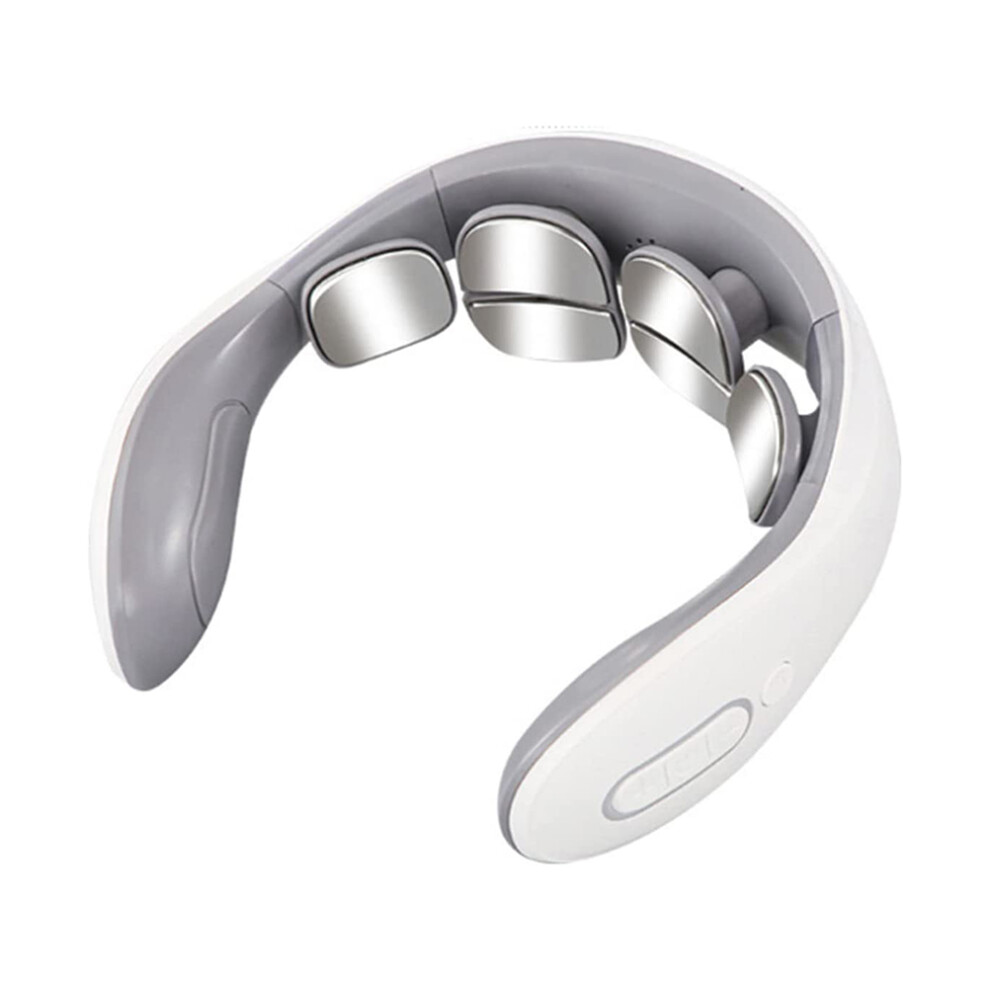 Neck Muscle Therapy Tool Portable Cordless Massage Modes Blood Circulation Warm Compression Design Acupoints Lymphvity Massager Strong Hold
