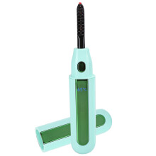 Electric Eyelash Curler, Green, USB Rechargeable, Fast Heating