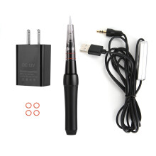 Caneta para tatuagem com velocidade ajustável, motor de alta precisão, máquina de micropigmentação, caneta rotativa leve e silenciosa com