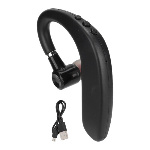 Bluetooth Earpiece with Stable Connection Rotating Microphone Live Intercom Function Wireless Headset Compatible with Smartphones Computers