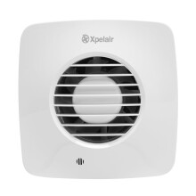 Xpelair DX100BTS Simply Silent Bathroom Extractor Fan with Timer, Adjustable Twin Speed, Ghost Air Movement Technology for Quiet Running, 100mm (4″)
