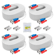 ANNKE 4 Pack 30M/100 ft All-in-One Video Power Cab