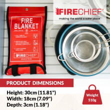 Firechief SVB1K40 Kitemarked Budget Fire Blanket Small Fire Blanket 1