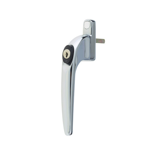 Yale Yale YES-WHMS-PC Essentials Multi Spindle UPVC Window Handle - White, Chrome