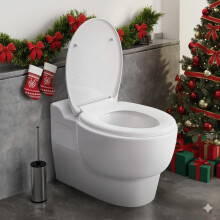 Pipishell Soft Close Toilet Seat Oval Shape Heavy Duty UreaFormaldehyd