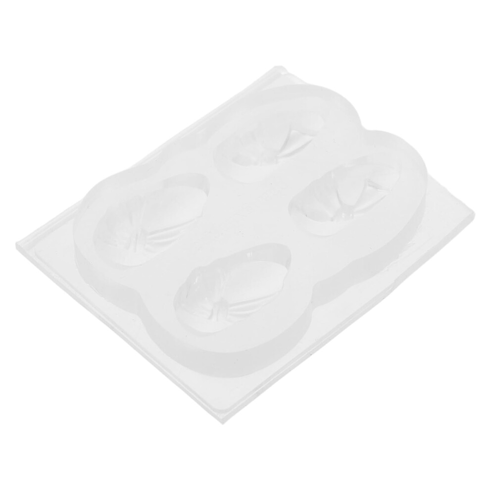 Nail Art Silicone Mold 3D Bowknot Design Easy Demolding Reusable for DIY and Salon Use