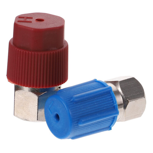 2pcs AC Quick Coupler Adapter Kit for Car Air Conditioning Hose Fitting,  Pressure Safe